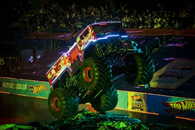 Hot Wheels Monster Trucks Live Glow Party is coming to Wilkes-Barre for the first time Saturday and Sunday<ins>,</ins><ins> Aug. 10 and Aug. 11,</ins> for three epic performances.