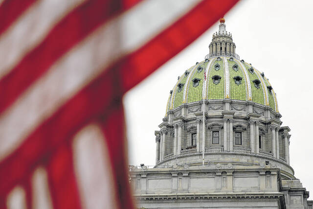 The Pennsylvania State Capitol in Harrisburg.